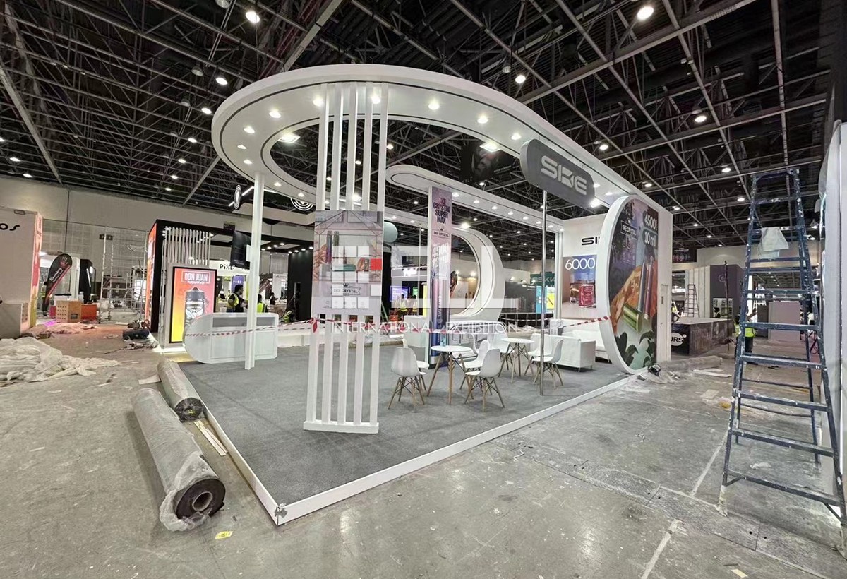 贝耳展览 以匠心演绎SKE迪拜展台的设计与搭建之旅